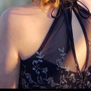 Blue dress super cute!